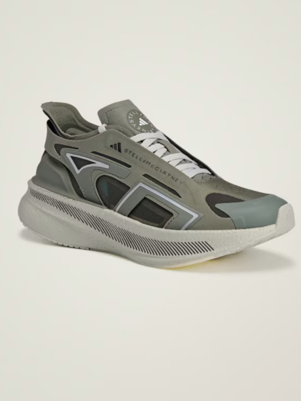 Stella McCartney Olive and Gray Performance Sneakers